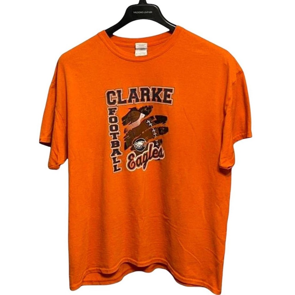 Clarke Eagles Football “One Team!! One Mission!! Sports Short Sleeve T-Shirt